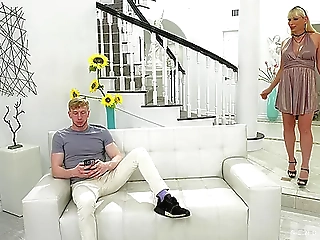 Shemale's Dominant Cock satisfy this Horny Man's Desire